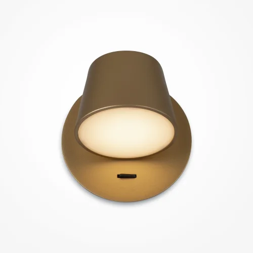 Бра с выключателем LED Pixel MOD421WL-L6BS3K Maytoni латунь на 1 лампу, основание латунь в стиле фото 2