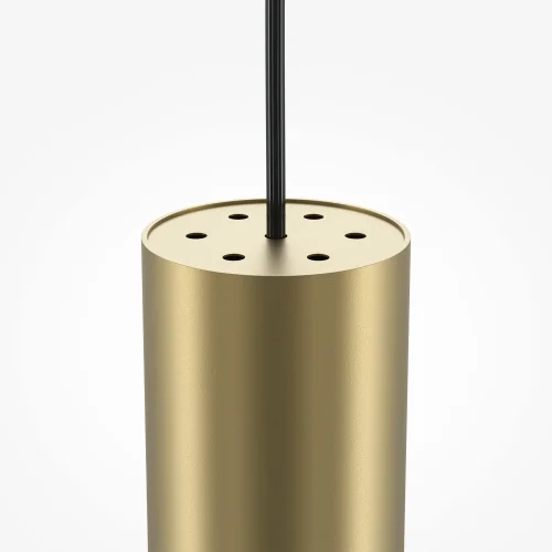 Светильник подвесной Pro Focus MOD161PL-01G1 Maytoni золотой 1 лампа, основание золотое в стиле современный трубочки фото 5