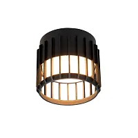 Светильник накладной Atria A8031PL-1BK Arte Lamp чёрный на 1 лампу, основание чёрное в стиле современный круглый