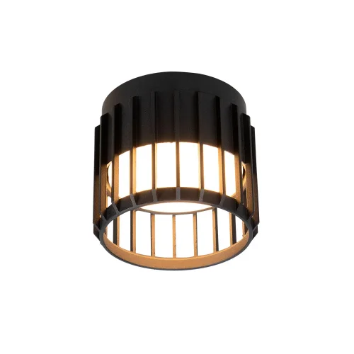 Светильник накладной Atria A8031PL-1BK Arte Lamp чёрный на 1 лампу, основание чёрное в стиле современный круглый