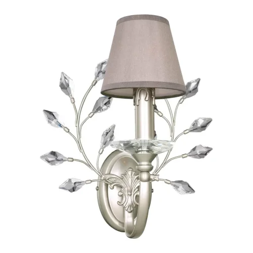 Бра Laurel 2173-1W Favourite серый на 1 лампа, основание бежевое в стиле классический 