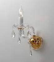 Бра Monreal 1735-1W Favourite без плафона 1 лампа, основание золотое жёлтое в стиле современный 