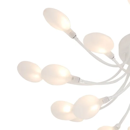 Люстра потолочная Skein 4198-20C F-promo белая на 20 ламп, основание белое в стиле современный  фото 4