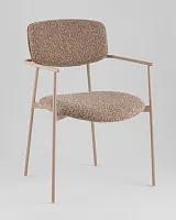 Стул Doe, коричневый, бежевые ножки УТ000040248 Stool Group, коричневый/букле, ножки/металл/бежевый, размеры - *820****
