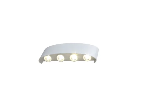 Настенный светильник LED SL089.501.08 ST-Luce уличный IP54 белый 8 ламп, плафон белый в стиле современный LED фото 5