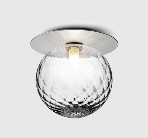 Бра Covey V2057-W Moderli прозрачный на 1 лампа, основание серое в стиле современный 