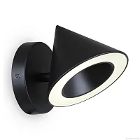 Бра LED Etro FR6141WL-L7B Freya чёрный 1 лампа, основание чёрное в стиле хай-тек современный 