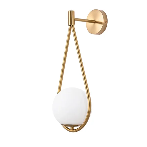 Бра Matisse A7765AP-1AB Arte Lamp белый на 1 лампу, основание античное бронза в стиле современный 