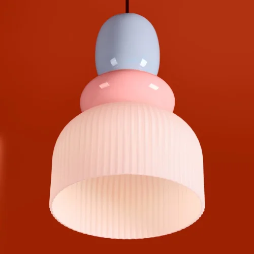 Светильник подвесной Alzare FR5595PL-01B2 Freya разноцветный белый на 1 лампу, основание чёрное в стиле современный мемфис фото 8 Светильник подвесной Alzare FR5595PL-01B2 Freya разноцветный белый на 1 лампу, основание чёрное в стиле современный мемфис фото 8