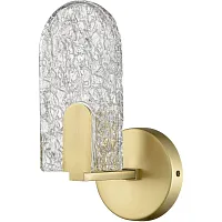 Бра Aria VL1951W01 Vele Luce прозрачный на 1 лампу, основание латунь в стиле современный 