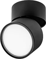 Светильник накладной LED Acuto 215887 Lightstar чёрный на 1 лампу, основание чёрное в стиле современный круглый