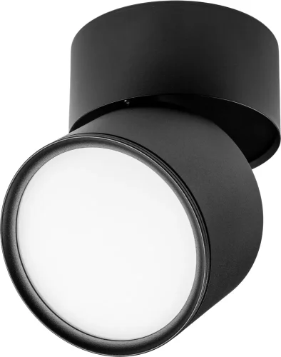 Светильник накладной LED Acuto 215887 Lightstar чёрный на 1 лампу, основание чёрное в стиле современный круглый
