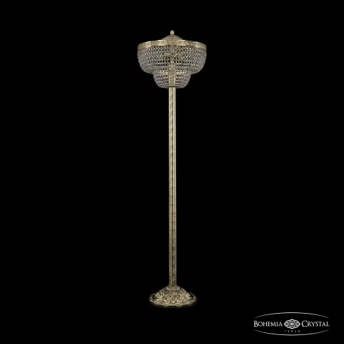 Торшер 19091T6/35IV-138 G Bohemia Ivele Crystal sp прозрачный 4 лампы, основание золотое в стиле классика
 фото 2