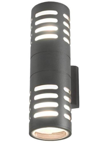 Настенный светильник Mekong 4420-NW Nowodvorski уличный IP42 серый 2 лампы, плафон серый в стиле современный E27
