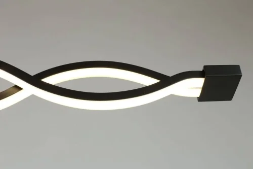 Бра LED Grassington OML-47011-36 Omnilux белый на 1 лампа, основание чёрное в стиле хай-тек  фото 2