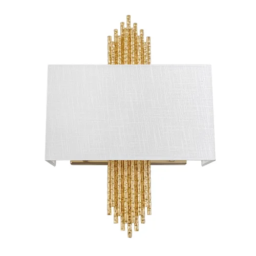 Бра Poema 10458 Gold LOFT IT белый на 2 лампы, основание золотое в стиле современный арт-деко фото 3