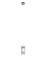 Светильник подвесной Levi V10754-1P Moderli прозрачный 1 лампа, основание хром в стиле классический современный 