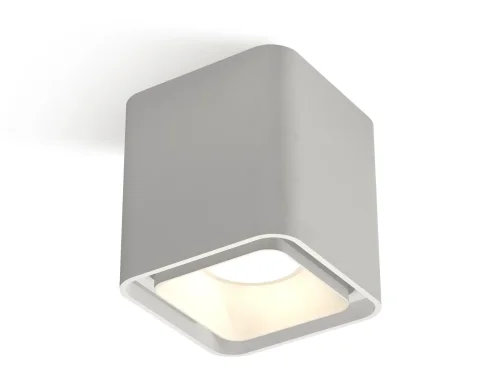 Светильник накладной Techno Spot XS XS7840001 Ambrella light белый 1 лампа, основание белое в стиле хай-тек современный квадратный