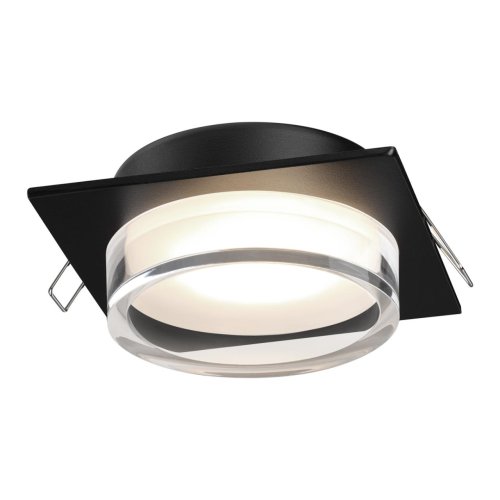 Светильник точечный Gem 371028 Novotech чёрный на 1 лампу, основание чёрное в стиле современный квадратный фото 3 Светильник точечный Gem 371028 Novotech чёрный на 1 лампу, основание чёрное в стиле современный квадратный фото 3