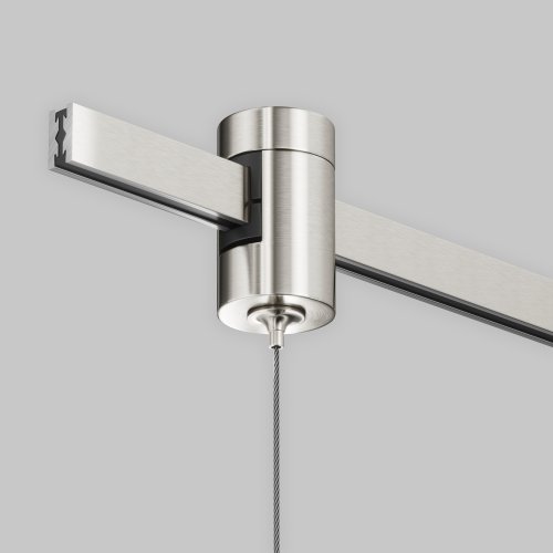 Коннектор с тросовым подвесом Tau в шинопровод Flarity платина TRA154SW-1PT Maytoni платина в стиле хай-тек современный для светильников серии Magnetic trаck system Flarity flarity магнитная фото 4 Коннектор с тросовым подвесом Tau в шинопровод Flarity платина TRA154SW-1PT Maytoni платина в стиле хай-тек современный для светильников серии Magnetic trаck system Flarity flarity магнитная фото 4