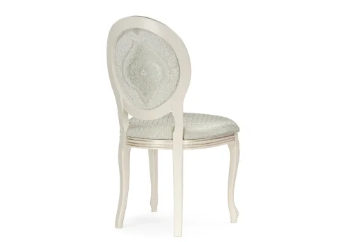 Деревянный стул Инои ткань soprano pearl / ромб / бежевое золото 615244 Woodville, бежевый/ткань, ножки/массив дерева/бежевый, размеры - *960**** фото 5