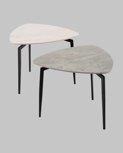Журнальный столик Alara, серая керамика, столешница УТ000041384 Stool Group столешница серая из керамика фото 4