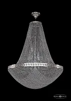 Люстра потолочная хрустальная 19321/H2/80IV Ni Bohemia Ivele Crystal прозрачная на 22 лампы, основание никель в стиле классический sp
