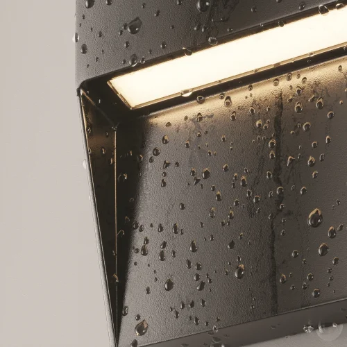 Подсветка для лестниц LED Mane O047SL-L3B3K Maytoni уличный IP54 чёрный на 1 лампу, плафон чёрный в стиле современный хай-тек LED фото 11