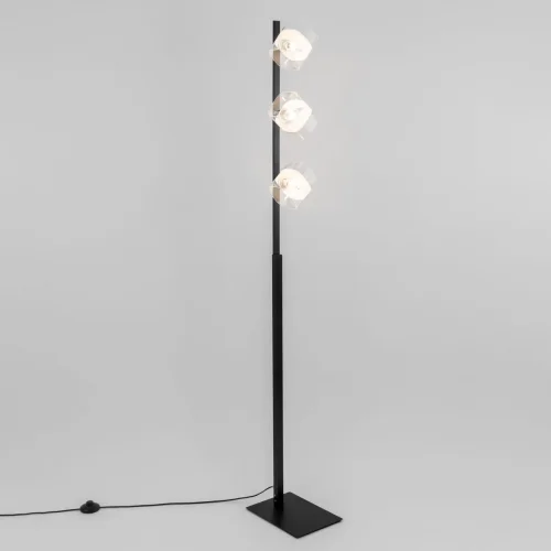 Торшер Вирта CL139932 Citilux  прозрачный 3 лампы, основание чёрное в стиле современный
 фото 5