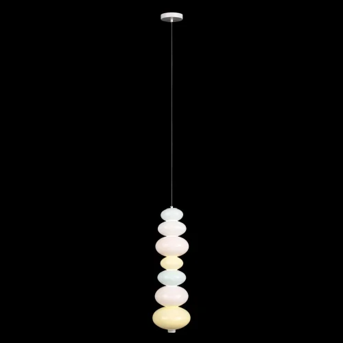 Светильник подвесной LED Macaroon 10271P/A LOFT IT разноцветный 1 лампа, основание белое в стиле  молекула шар фото 2