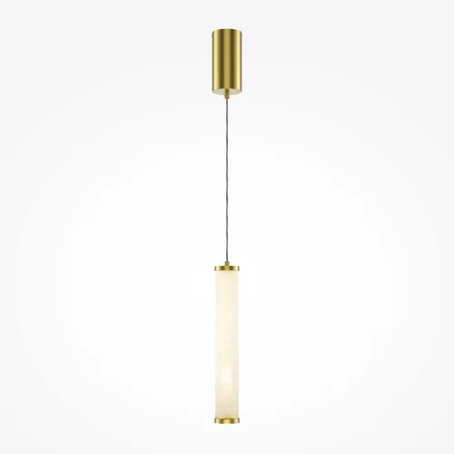 Светильник подвесной LED Yora MOD464PL-L8BSK Maytoni белый на 1 лампу, основание латунь в стиле современный фото 5 Светильник подвесной LED Yora MOD464PL-L8BSK Maytoni белый на 1 лампу, основание латунь в стиле современный фото 5