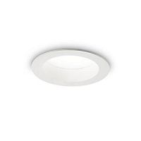 Светильник точечный LED BASIC FI WIDE 10W 4000K Ideal Lux белый 1 лампа, основание белое в стиле современный 
