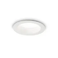 Светильник точечный LED BASIC FI WIDE 10W 4000K Ideal Lux белый на 1 лампу, основание белое в стиле современный 