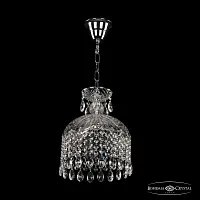 Светильник подвесной 14781/22 Ni Bohemia Ivele Crystal прозрачный 3 лампы, основание никель в стиле классика sp