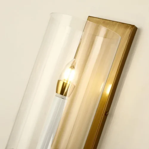 Бра Phialam 2956-1W Favourite прозрачный на 1 лампа, основание золотое в стиле современный  фото 4