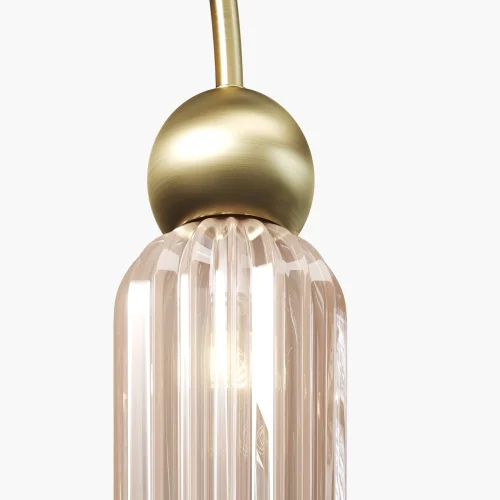 Светильник подвесной Antic MOD302PL-02CG Maytoni янтарный 2 лампы, основание золотое в стиле современный выдувное фото 2