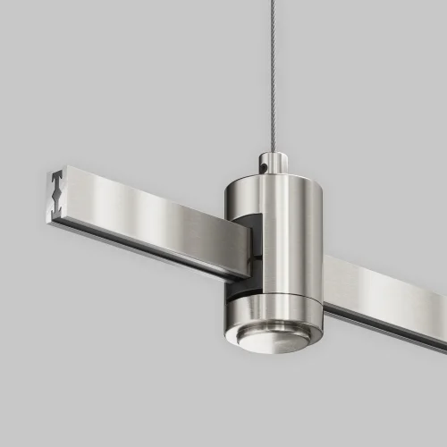 Подвес тросовый Hang одинарный Flarity платина TRA157SW-S1-PT Maytoni никель в стиле хай-тек современный для светильников серии Magnetic trаck system Flarity flarity магнитная фото 2