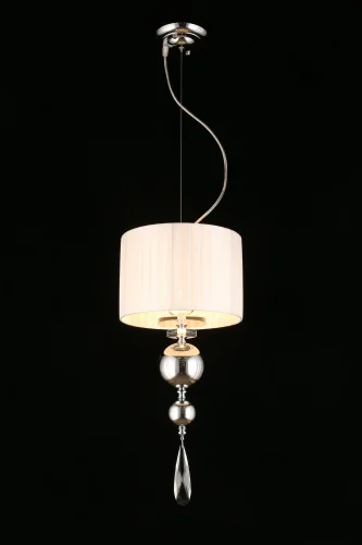 Светильник подвесной Dorian APL.743.06.01 Aployt белый 1 лампа, основание хром в стиле современный  фото 2