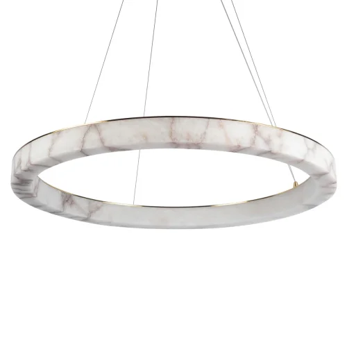 Светильник подвесной LED Mondrian 10408/800 LOFT IT белый на 1 лампу, основание бронзовое в стиле современный кольца фото 5