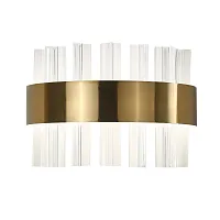 Бра LED Placerat 4012-1W Favourite прозрачный 1 лампа, основание золотое в стиле современный 