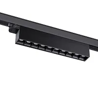 Трековый светильник трехфазный Iter 358843 Novotech чёрный для шинопроводов серии Iter