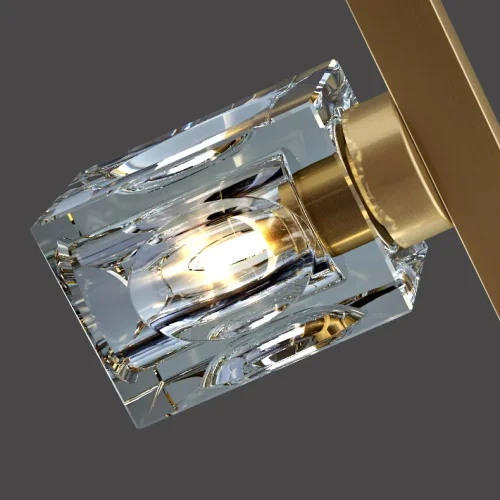 Светильник потолочный MICHAL LONG L12 Brass 204617-23 ImperiumLoft прозрачный 12 ламп, основание латунь в стиле современный  фото 12