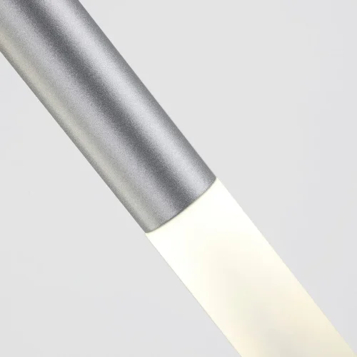 Светильник подвесной LED Tibia 2216-1P Favourite прозрачный 1 лампа, основание серебряное в стиле современный трубочки фото 5