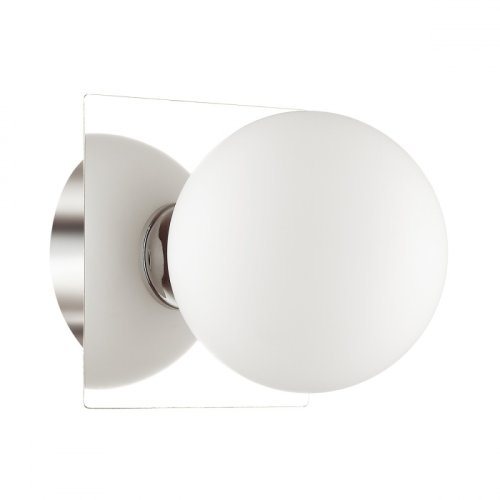 Бра Astrid 4566/1W Lumion белый на 1 лампа, основание хром в стиле современный 
