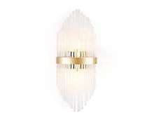 Бра Traditional TR5372 Ambrella light прозрачный 2 лампы, основание золотое в стиле классика 