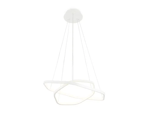 Светильник подвесной LED FL360 Ambrella light белый 1 лампа, основание белое в стиле модерн кольца фото 4