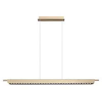 Светильник подвесной LED Punto 7018/40LA Odeon Light бронзовый на 1 лампу, основание бронзовое в стиле хай-тек минимализм линейный