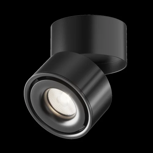Светильник накладной LED Yin C084CL-15W4K-B Maytoni чёрный на 1 лампу, основание чёрное в стиле современный круглый фото 9
