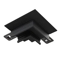 Коннектор угловой встраиваемый Magnetic track system Basity TRA172CL-12B Maytoni чёрный в стиле для светильников серии Magnetic track system Basity встраиваемый basity магнитная