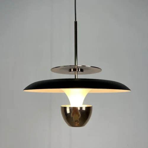 Светильник подвесной LED Bertil 232158-23 ImperiumLoft чёрный золотой 1 лампа, основание чёрное в стиле скандинавский  фото 19